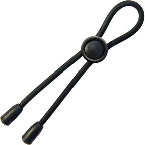 "Mack Tuff Adjustable Silicone Cock Tie - Black NW2525-2"