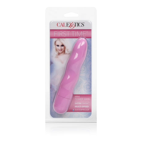 CalExotics First Time Mini Power Swirl Vibrator, Pink - SE0004152