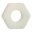 CalExotics Alpha Glow-In-The-Dark Liquid Silicone Sexagon Ring — White, 0.75 in - SE1491732