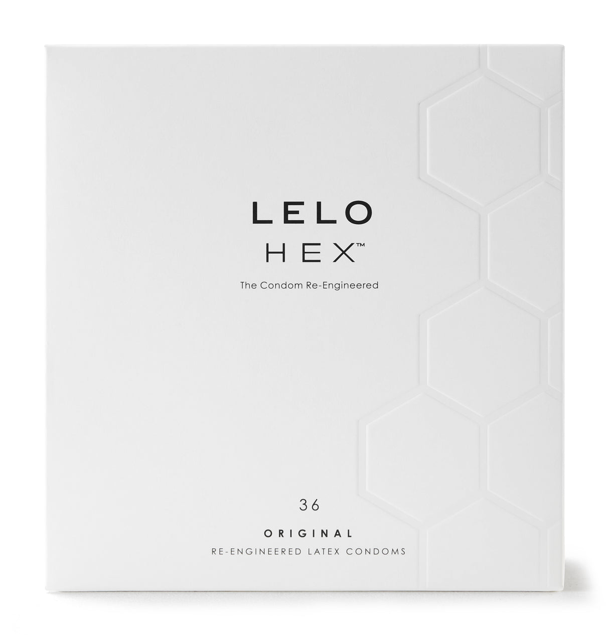 Lelo Hex Condoms Original — 36 Pack, 54mm, 0.045mm - LELO-4085