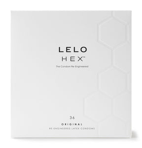 Lelo Hex Condoms Original — 36 Pack, 54mm, 0.045mm - LELO-4085