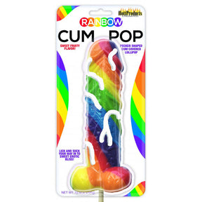 Hott Products Rainbow Adult Novelty Lollipop — 3.5 in - HTP3259