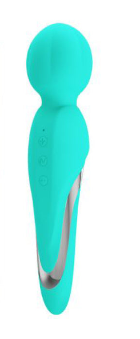 Pretty Love Super Soft Silicone Wand - Seafoam (8.5 in) - BI-014622-4