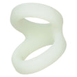 CalExotics Alpha Liquid Silicone Snug Tugger — Glow-In-The-Dark Cock Ring - SE1492322