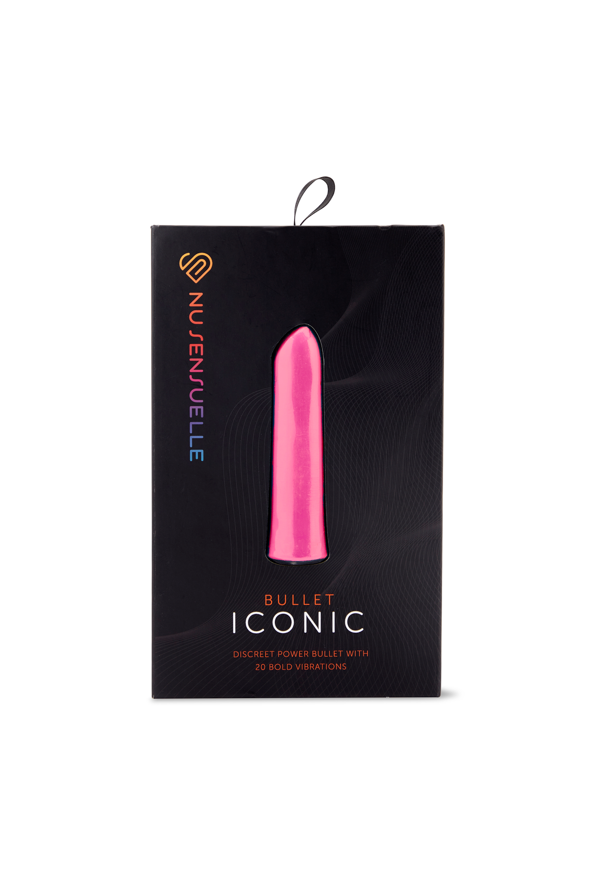 Nu Sensuelle Iconic Bullet Vibrator — Deep Pink, 10 Speeds + 10 Pulsations - NS3252