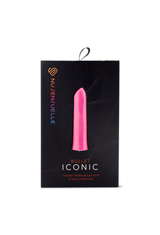 Nu Sensuelle Iconic Bullet Vibrator — Deep Pink, 10 Speeds + 10 Pulsations - NS3252