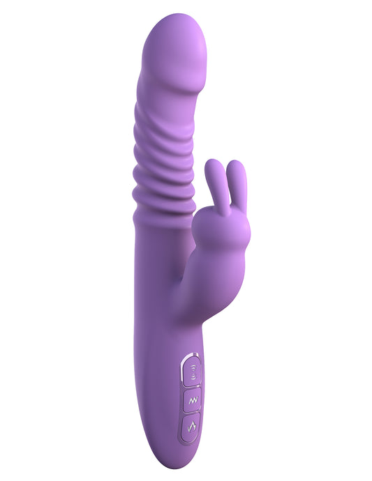 Pipedream Thrusting Silicone Rabbit Vibrator with Warming Tip - PD4958-12