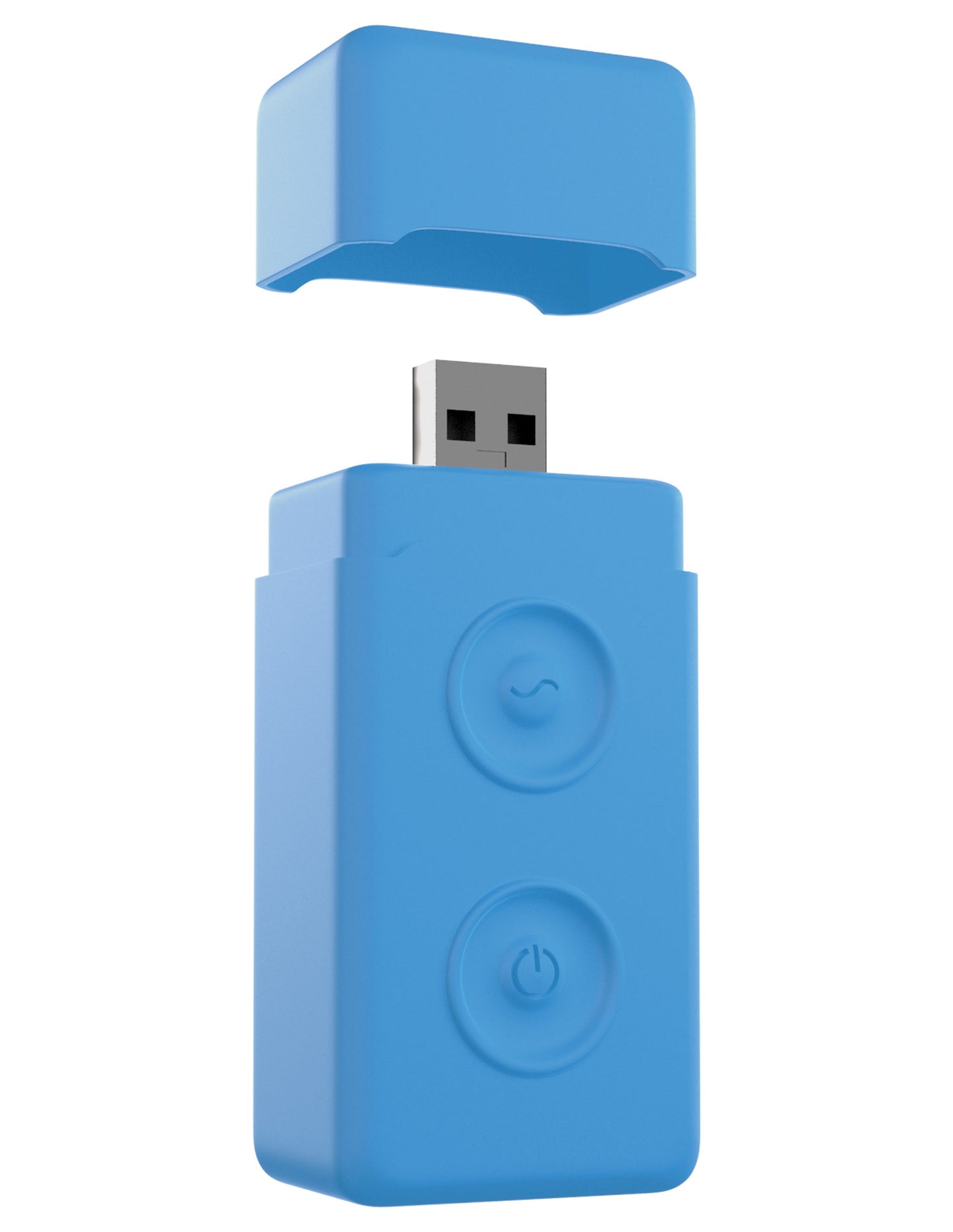 Neon Luv Touch Remote Control Bullet - Blue by Pipedream