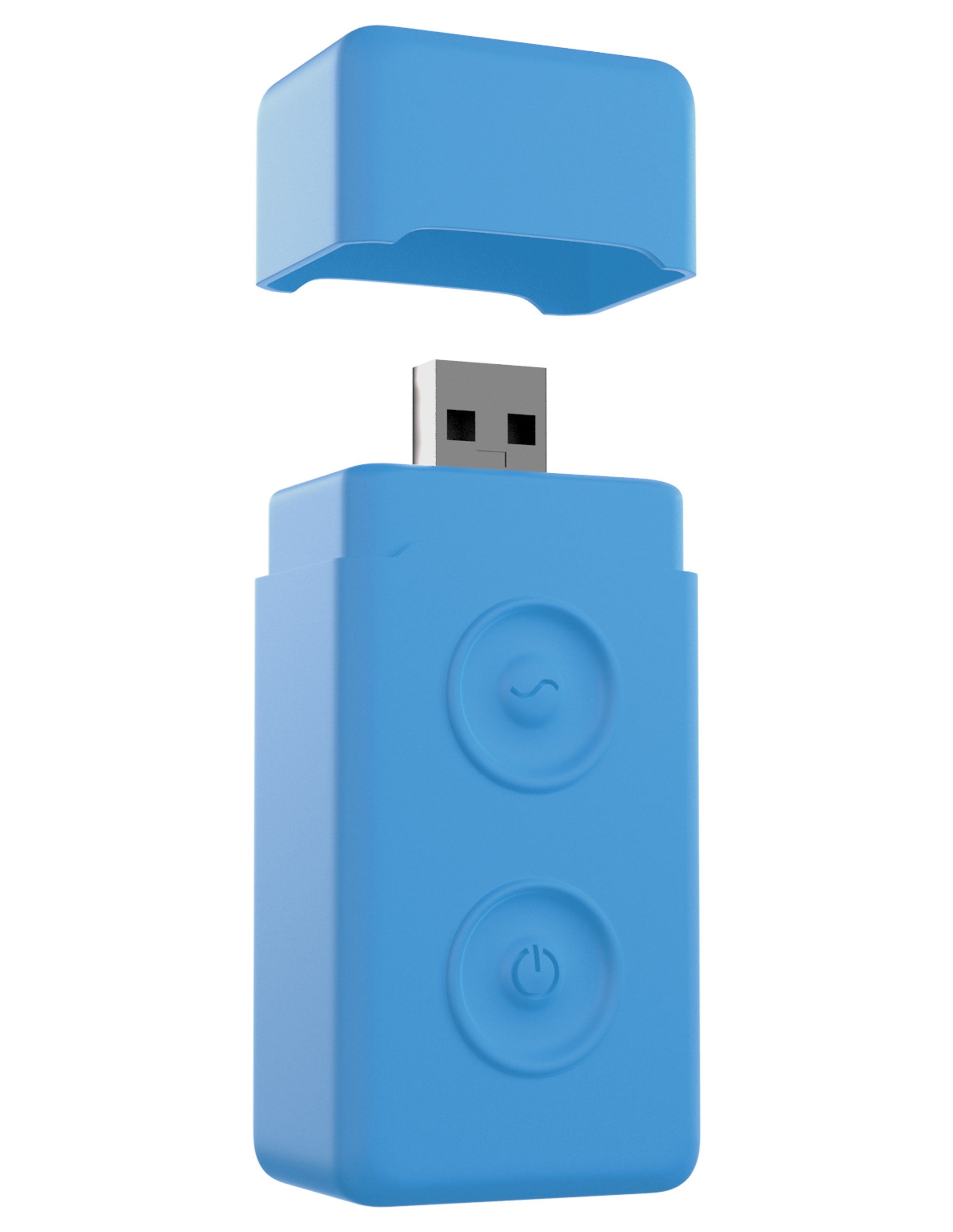 Neon Luv Touch Remote Control Bullet - Blue by Pipedream