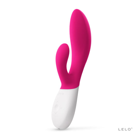 LELO Ina Wave 2 Rabbit Vibrator — Cerise - LELO-8472