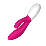 LELO Ina Wave 2 Rabbit Vibrator — Cerise - LELO-8472