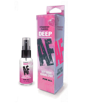 Little Genie Deep AF Numbing Throat Spray, Strawberry — 1 oz - LG-BT615