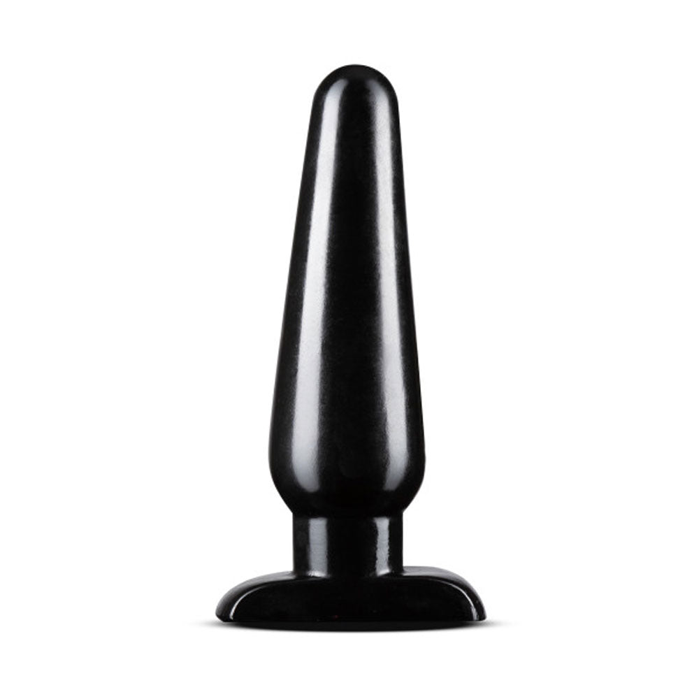 Blush Anal Adventures Basic Anal Plug — Large, Black - BL-18915
