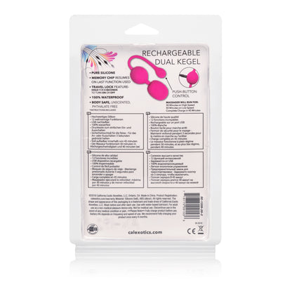 Rechargeable Dual Kegel - Pink by CalExotics
