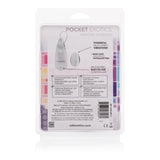 CalExotics Pocket Exotics Vibrating Egg — Silver - SE1103052