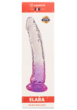 Camtoyz Elara Realistic Transparent Dildo — 7in Insertable, Multi - CT-JDI-098-EL