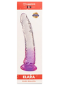 Camtoyz Elara Realistic Transparent Dildo — 7in Insertable, Multi - CT-JDI-098-EL