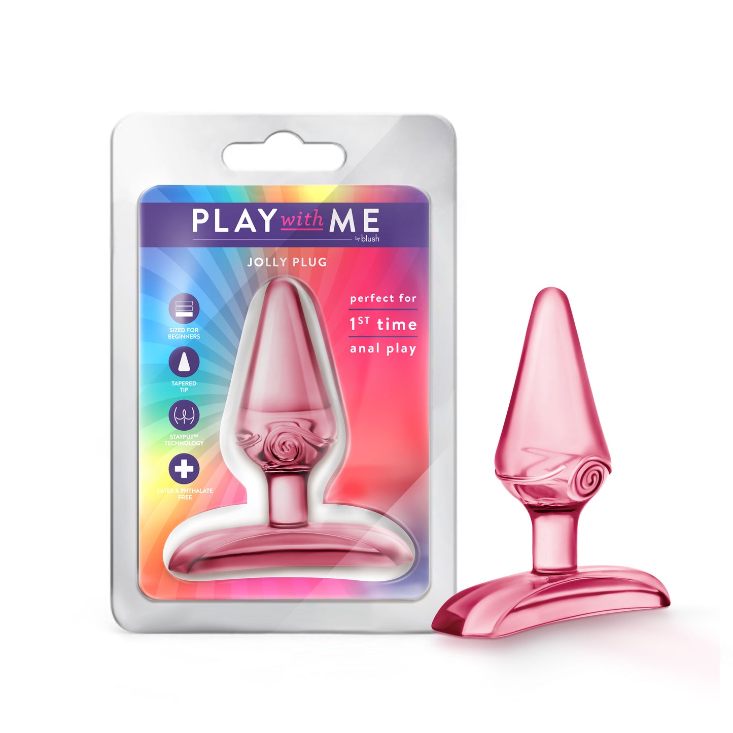 Play With Me - Jolly Plug - Pink by Blush