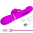 Pretty Love Twinkled Tenderness Kampas Rabbit Vibrator — Fuchsia - BW-500025