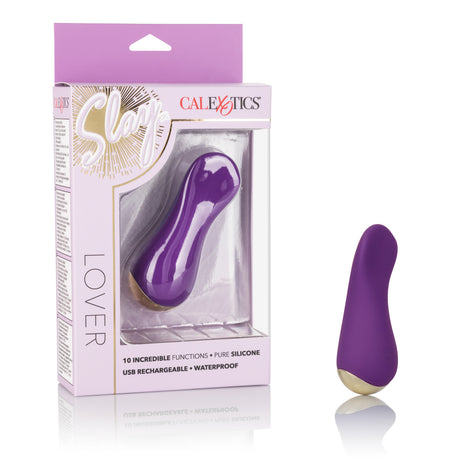 CalExotics Slay Lover Rechargeable Mini Vibrator — 10 Functions, 4-inch - SE4407203