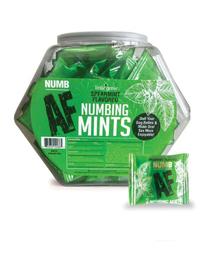 Little Genie Numb Af Spearmint Numbing Mints, Lidocaine 5% — 100 Count - LG-BT608