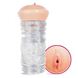 Icon Brands Hey 19 Clear Stroker — Haley Spades Masturbator, 5.5 in - IC2419