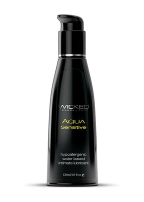 Wicked Sensual Care Aqua Sensitive Water-Based Lubricant, 4 fl oz - WS-90204