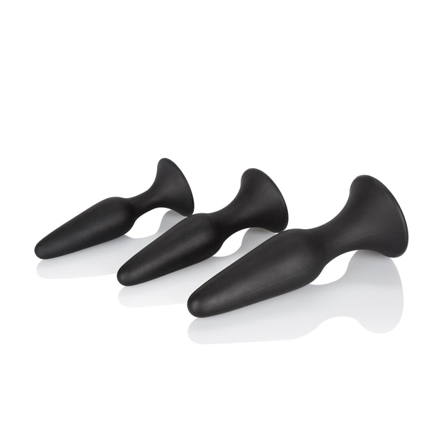 CalExotics Silicone Anal Trainer Kit — 3-Piece Set - SE0410103