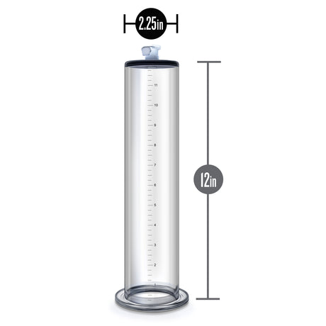 Blush Performance 12 Inch x 2.5 Inch Clear Pump Cylinder - BL-09621