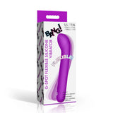 G-Spot Flexible Silicone Vibrator - Purple