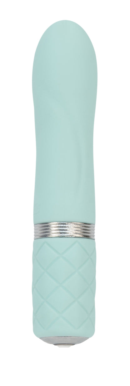Pillow Talk Flirty Vibe With Swarovski Crystal - Teal by BMS Factory
