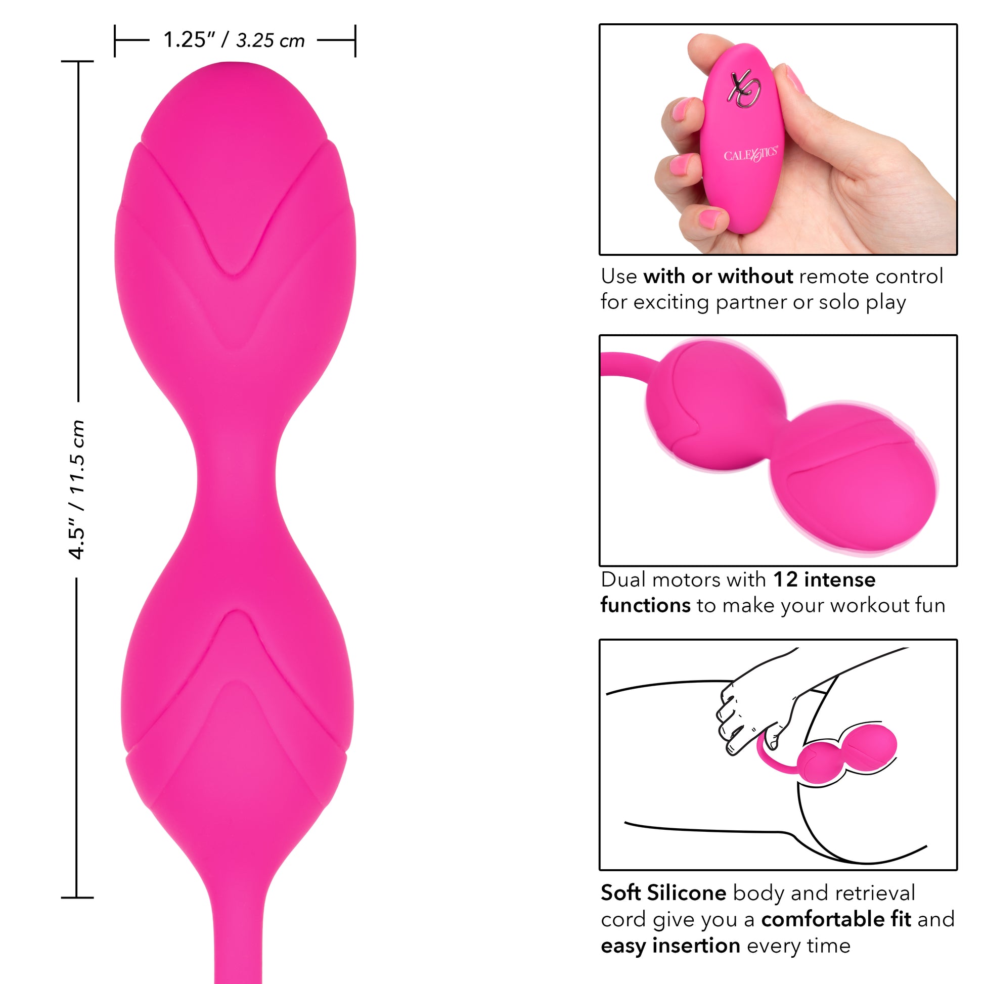 Remote Dual Motor Kegel System by CalExotics