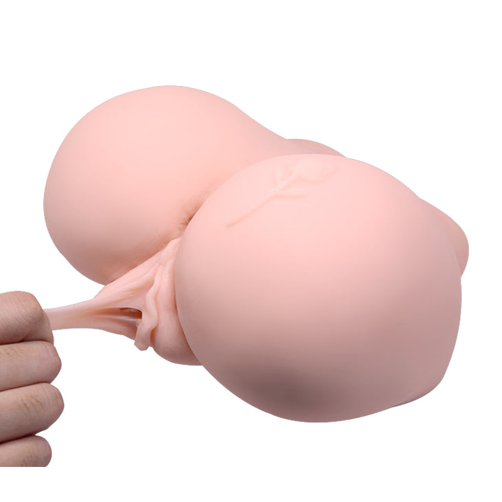 Crazy Bull the Realistic Skin-Like Texture Vagina and Anal Masturbator Vibration and Doubled Entrance by Pretty Love