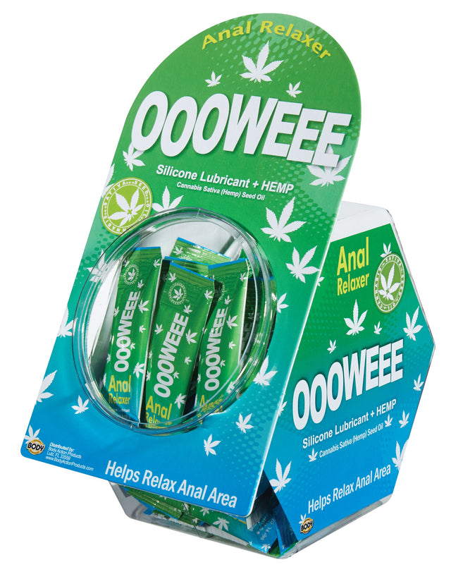 Body Action Ooowee Anal Gel - Silicone-Based Lubricant, 2 ml (50 Count) - BA-OWESPDJ