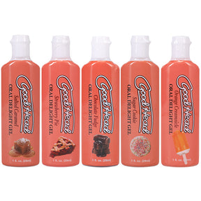 Doc Johnson Goodhead Oral Delight Dessert Gel — 5 Pack, 1 fl oz - DJ1361-41-BX