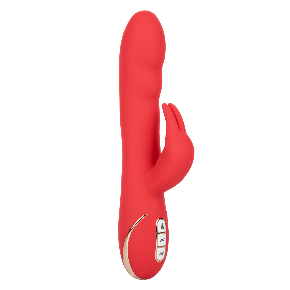 CalExotics Jack Rabbit Heated Ultra-Soft Silicone Rabbit Vibrator - SE0609503