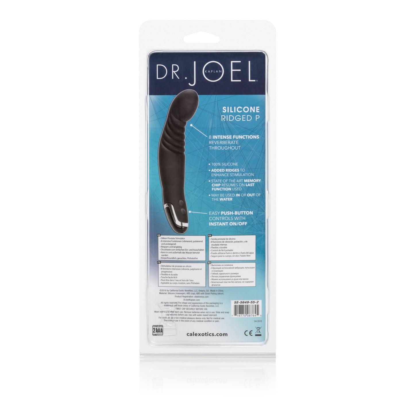 Dr. Joel Silicone Ridged P by CalExotics