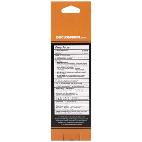 Doc Johnson GoodHead Deep Throat Spray — Salted Caramel, 2 fl. oz. - DJ1366-05-BX