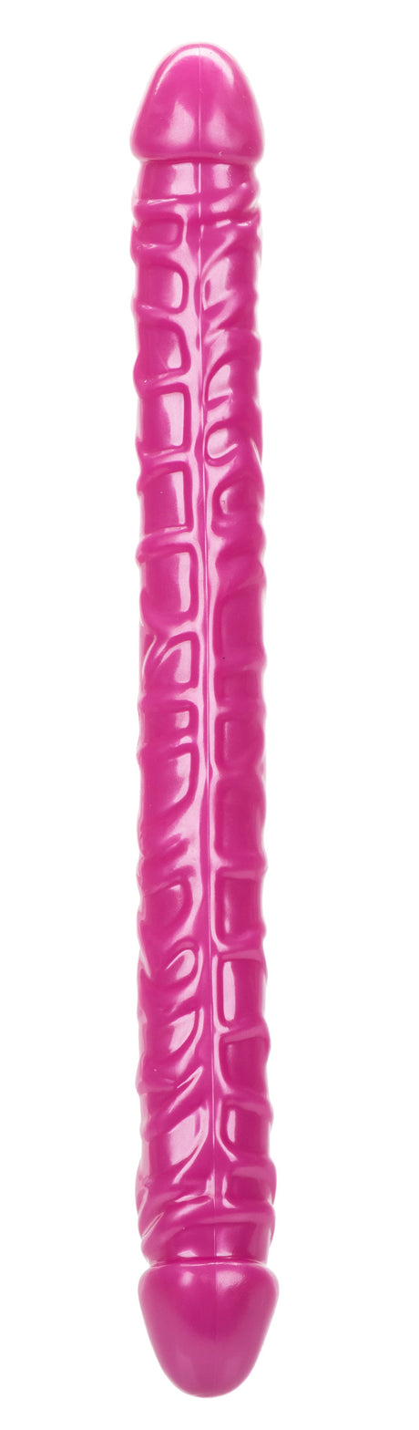 CalExotics Size Queen Double-Ended Dildo, 17 in (43.25 cm) - Pink - SE0267052