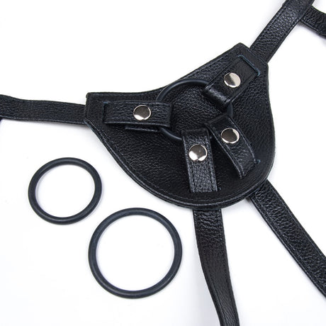 Kinklab Terra Firma Dee Dildo Harness - Black - KL-SL415DCP-B