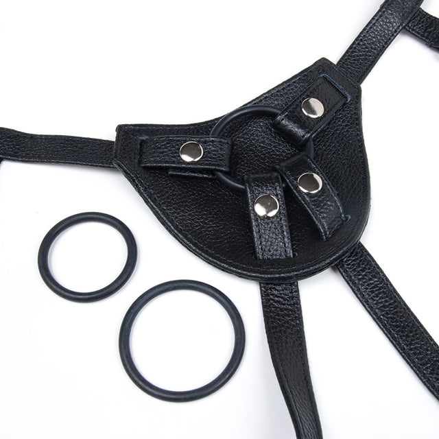 Kinklab Terra Firma Dee Dildo Harness - Black - KL-SL415DCP-B