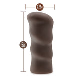 Blush Nicole's Rear Palm-Size Stroke Sleeve — Chocolate, 5 in - BL-08526