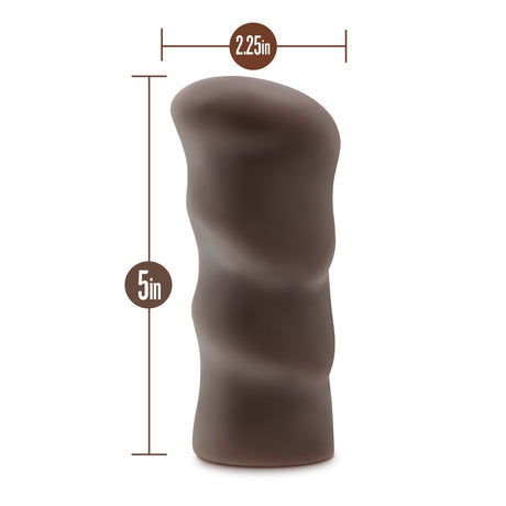 Blush Nicole's Rear Palm-Size Stroke Sleeve — Chocolate, 5 in - BL-08526