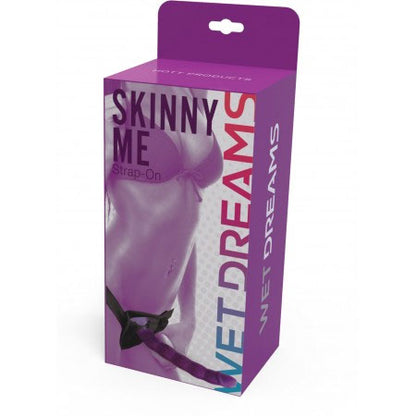 Wet Dreams Skinny Me Strap-on - Purple by Hott Products