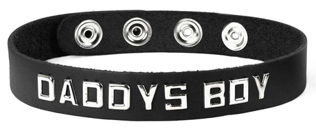 Spartacus Daddy's Boy Word Band Collar — 3/4 inch Adjustable - BWB-B1
