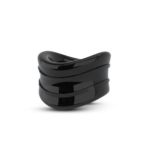 Blush Stay Hard Beef Ball Stretcher Snug — 1 Inch Diameter, Black - BL-93305