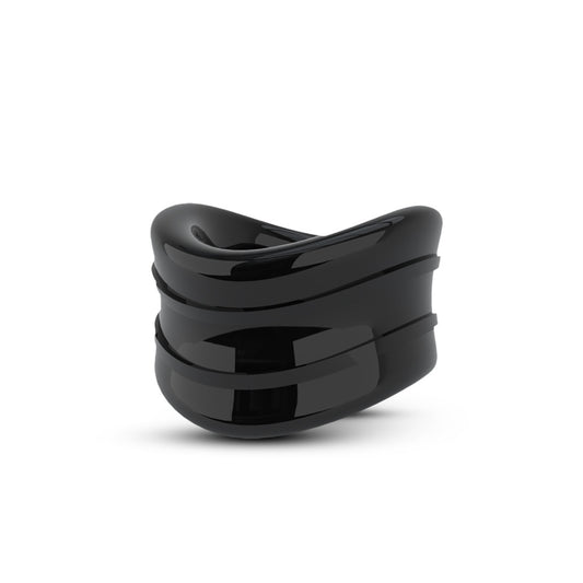 Blush Stay Hard Beef Ball Stretcher Snug — 1 Inch Diameter, Black - BL-93305