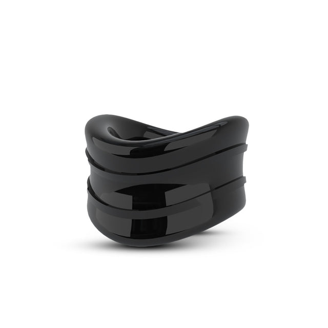 Blush Stay Hard Beef Ball Stretcher Snug — 1 Inch Diameter, Black - BL-93305
