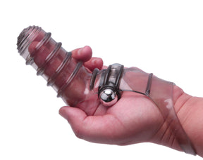 "Vibro Finger Wearable Stimulator - Grey ICB2651-2"