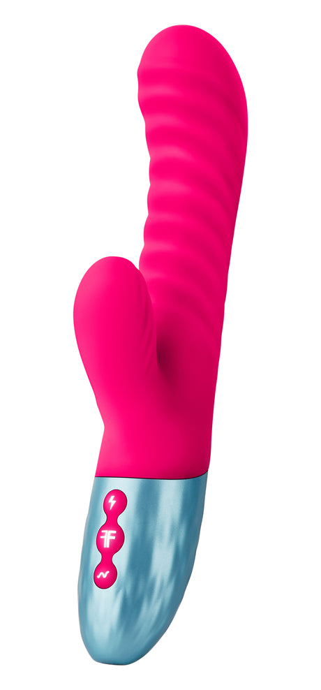 Femme Funn Delola Liquid Silicone Rabbit Vibrator, Pink - FF-1027-01